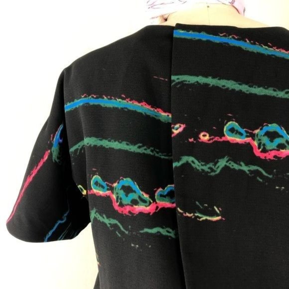 & Other Stories Oil Spill Dress Pencil Color Spill - Picture 7 of 10